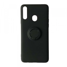 Силікон iFace №2 кільце+магніт Samsusung A20/A30 (A205/A305) Black