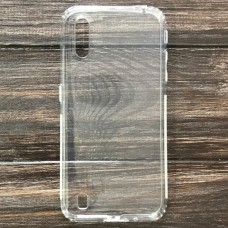 Силікон 0.5mm із заглушками+захист камери Samsung A01 (A015) Clear