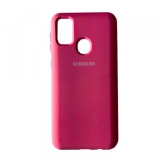 Чохол Silicone Case Full Samsung A21S (A217) Hot Pink