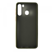 Чохол Накладка Gingle Matte Case Samsung A21 (A215) green/orange
