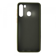Чохол Накладка Gingle Matte Case Samsung A21 (A215) green/orange