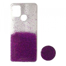Силікон Fashion popsoket для Samsung A21S (A217) violet