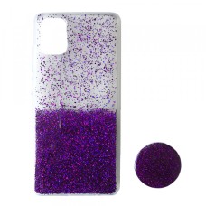 Силікон Fashion popsoket для Samsung A41 (A415) violet