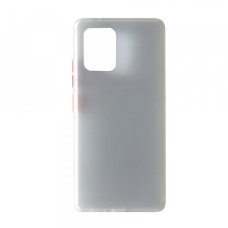 Чохол Накладка Gingle Matte Case Samsung S10 Lite white/red