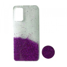 Силікон Fashion popsoket для Samsung A02S (A025) violet