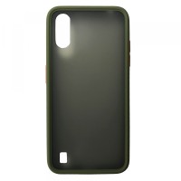 Чохол Накладка Gingle Matte Case Samsung A01 (A015) green/orange