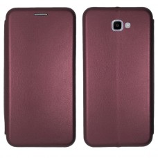 Чохол книга Level для Samsung J4 Plus 2018 Marsala