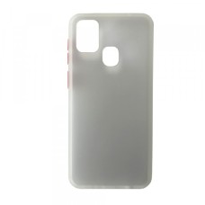 Чохол Накладка Gingle Matte Case Samsung M31 (M315) white/red