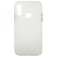 Чохол Накладка Gingle Matte Case Samsung A10s (A107) white/red
