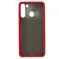 Чохол Накладка Gingle Matte Case Samsung A21 (A215) red/black