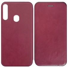 Чохол книга Level для Samsung A20s (A207) Marsala