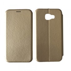 Чохол книжка Level для Samsung A7 2017 (A720) Gold