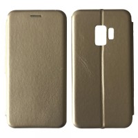 Чохол книжка Level для Samsung S9 Gold
