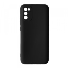 Чохол Silicone Case Camera (no logo) Samsung A02S (A025) black