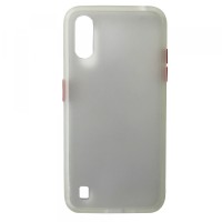 Чохол Накладка Gingle Matte Case Samsung A01 (A015) white/red
