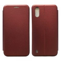 Чохол книга Level для Samsung A01 (A015) Marsala