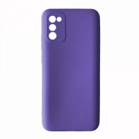 Чохол Silicone Case Camera (no logo) Samsung A02S (A025) lilac