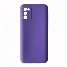 Чохол Silicone Case Camera (no logo) Samsung A02S (A025) lilac