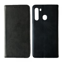 Чохол книжка Black TPU Magnet для Samsung A21 (A215) Black