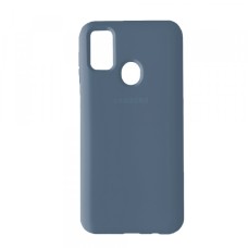Чохол Silicone Case Full для Samsung A21S (A217) Lavander Grey