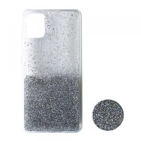 Силікон Fashion popsoket для Samsung A41 (A415) silver