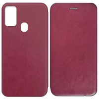 Чохол книжка Level для Samsung A21s (A217) Marsala