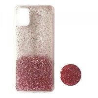 Силікон Fashion popsoket для Samsung A41 (A415) light pink
