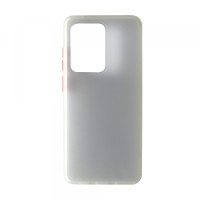 Чохол Накладка Gingle Matte Case Samsung S20 Ultra white/red