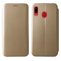 Чохол книга Level для Samsung A20/30 (A205/305) Gold