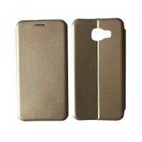 Чохол книжка Level для Samsung A5 2016 (A510) Gold