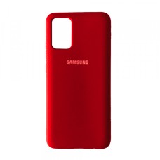 Чохол Silicone Case Full для Samsung A02S (A025) Red