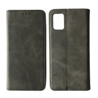 Чохол книжка Black TPU Magnet для Samsung A41 (A415) Gray