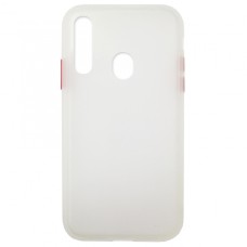 Чохол Накладка Gingle Matte Case Samsung A20s (A207) white/red