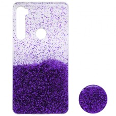 Силікон Fashion popsoket для Xiaomi Redmi Note 8 violet