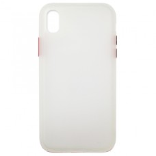 Чохол Накладка Gingle Matte Case Xiaomi Redmi 7A white/red