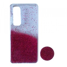 Силікон Fashion popsoket для Xiaomi Mi Note 10 Lite pink