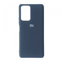 Чохол Silicone Case Full for Xiaomi Redmi Note 10 Pro Navy blue