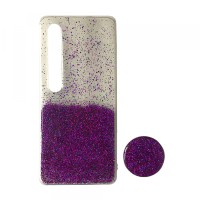 Силікон Fashion popsoket для Xiaomi Mi 10 violet