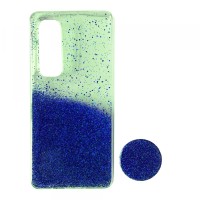 Силікон Fashion popsoket для Xiaomi Mi Note 10 Lite blue