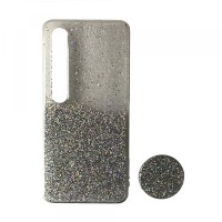 Силікон Fashion popsoket для Xiaomi Mi 10 silver