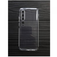 Силікон 0.5mm із заглушками+захист камери Xiaomi Mi 10 Clear
