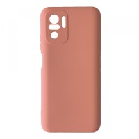 Чохол Silicone Case Camera (no logo) Xiaomi Redmi Note 10/10S peach