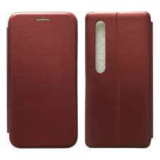 Чохол-книжка Level для Xiaomi Mi 10 Pro Marsala