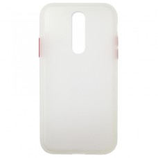 Чохол Накладка Gingle Matte Case Xiaomi Redmi 8 white/red