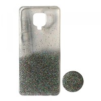 Силікон Fashion popsoket для Xiaomi Redmi Note 9S/9Pro silver