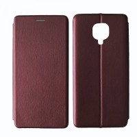 Чохол-книжка Level для Xiaomi Redmi Note 9S/9Pro Marsala