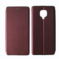 Чохол-книжка Level для Xiaomi Redmi Note 9S/9Pro Marsala