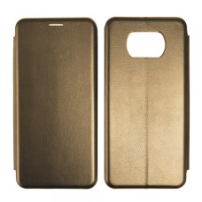 Чохол-книжка Level для Xiaomi Poco X3/X3 Pro NFC Gold