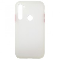 Чохол Накладка Gingle Matte Case Xiaomi Redmi Note 8 white/red