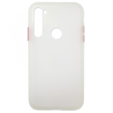 Чохол Накладка Gingle Matte Case Xiaomi Redmi Note 8 white/red